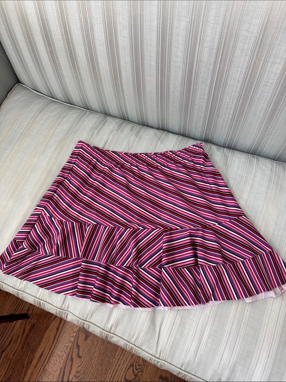 Striped Athletic Skirt by Tail - sz Small